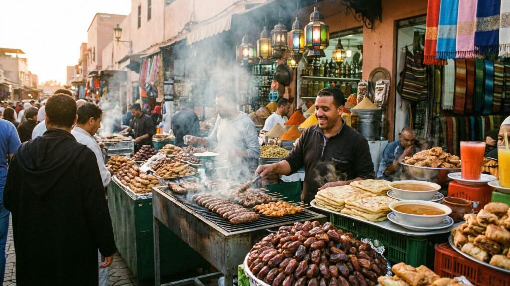 Street food dans les rues marocaines, conseils et astuces pour rassurer les voyageurs